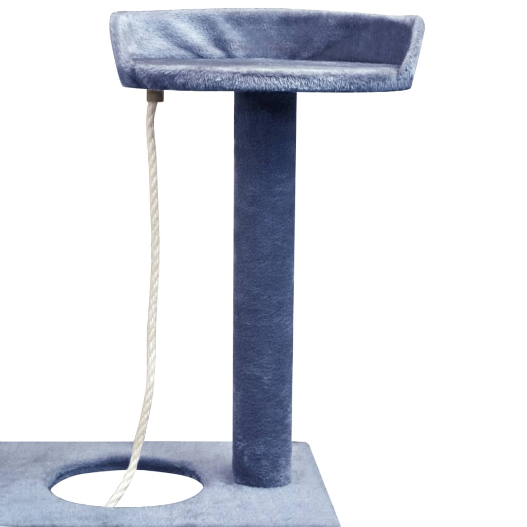 Kattenkrabpaal Met Sisal Krabpalen 150 Cm Donkerblauw