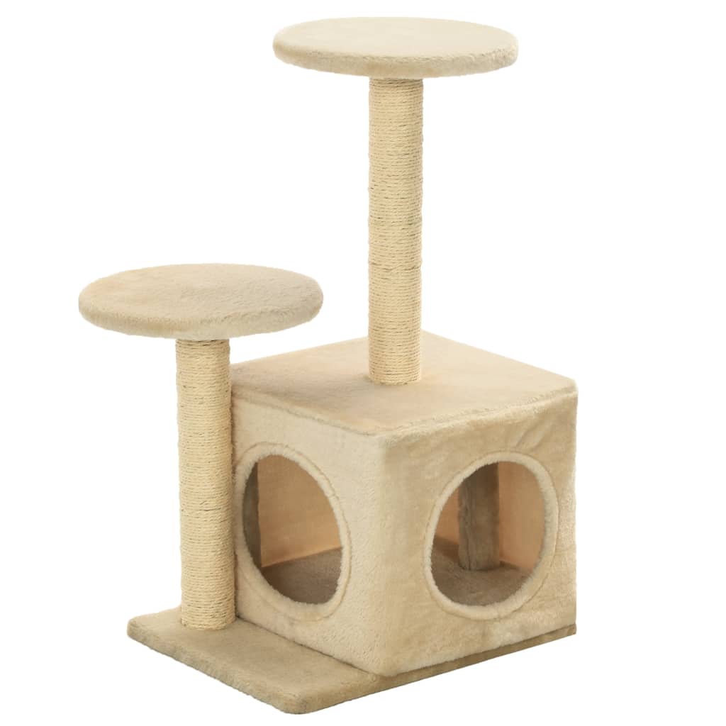 Kattenkrabpaal Met Sisal Krabpalen 60 Cm Beige