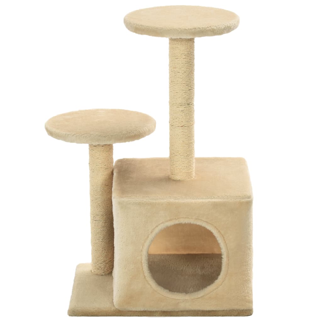 Kattenkrabpaal Met Sisal Krabpalen 60 Cm Beige