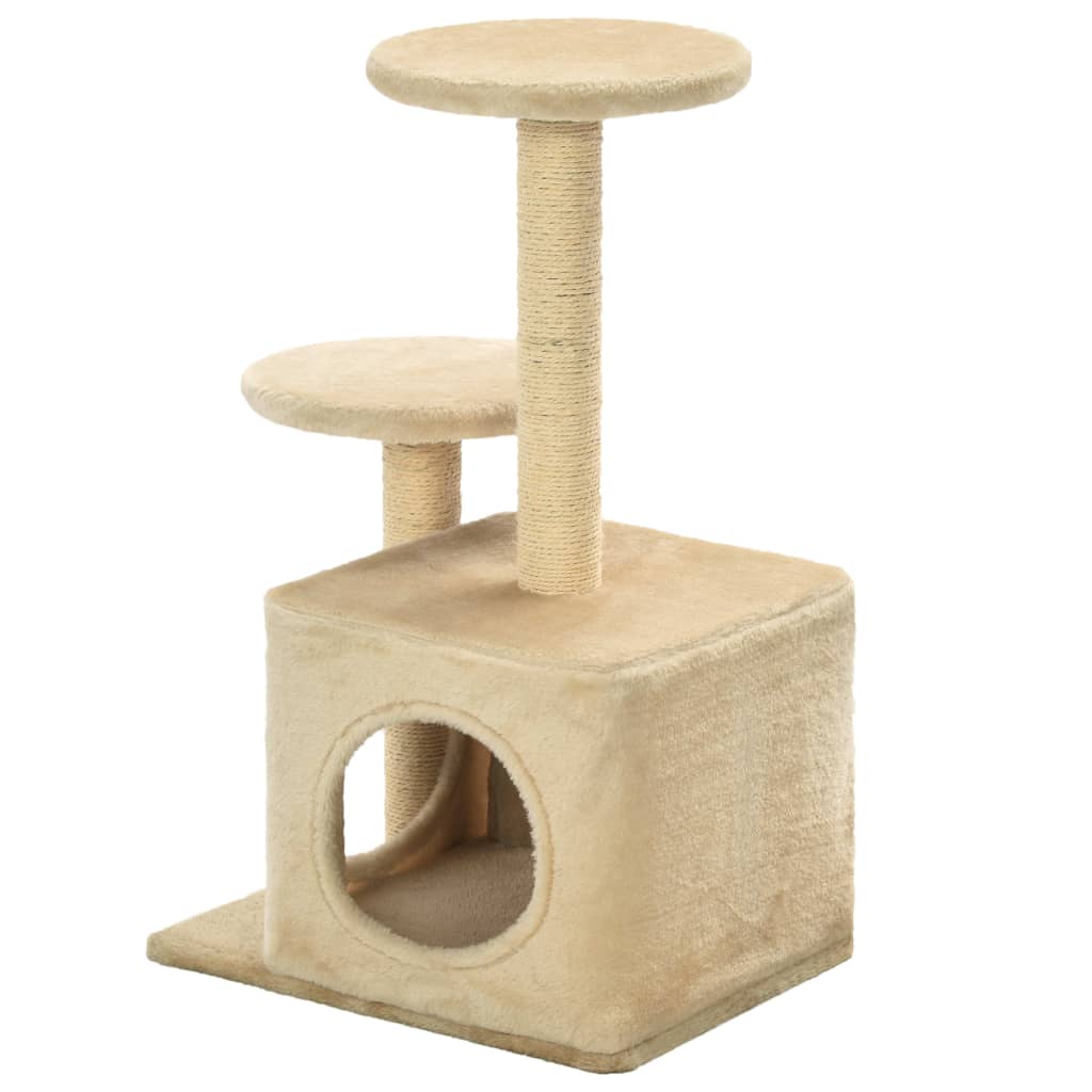 Kattenkrabpaal Met Sisal Krabpalen 60 Cm Beige