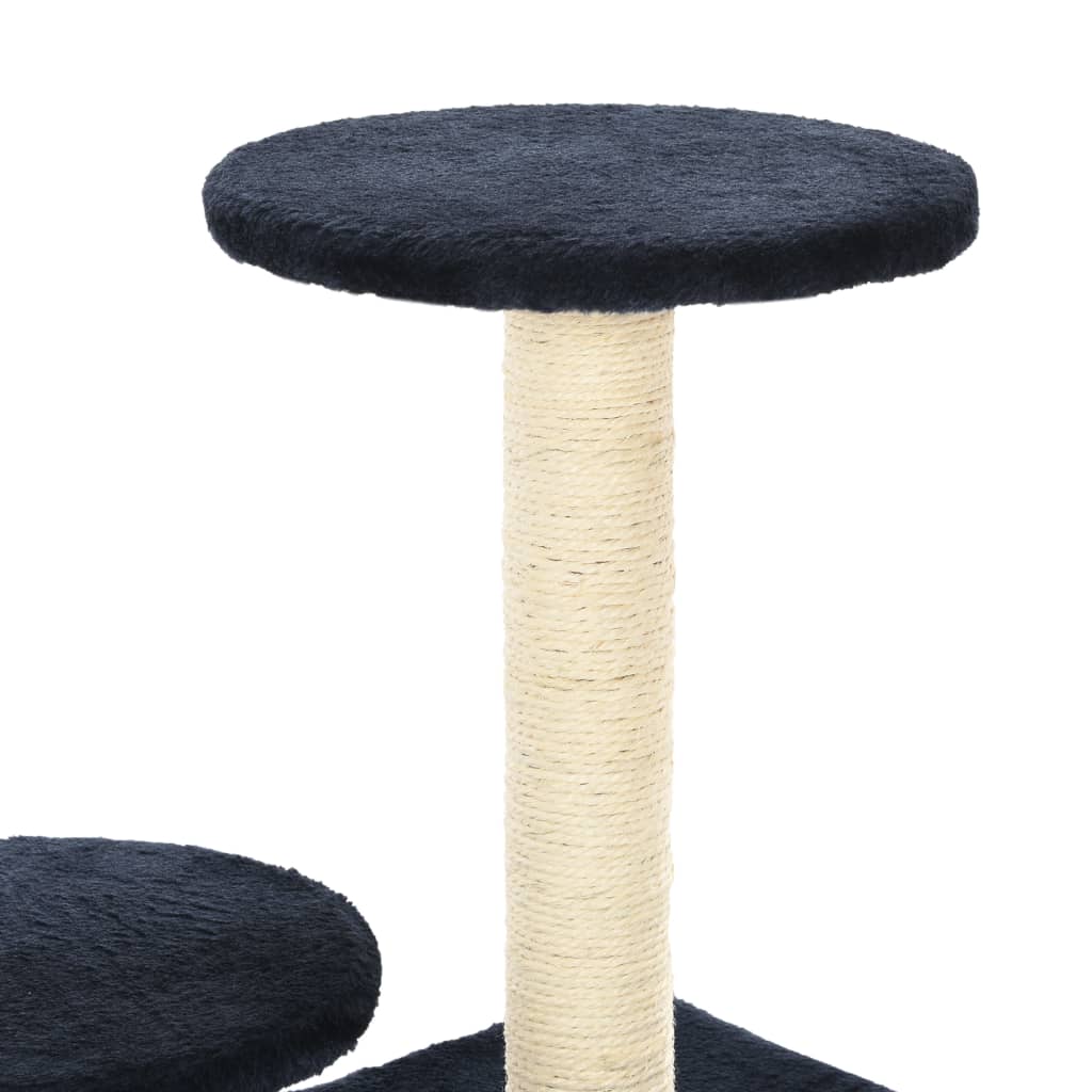 Kattenkrabpaal Met Sisal Krabpalen 60 Cm Donkerblauw