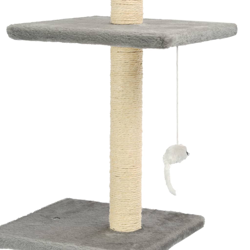 Kattenkrabpaal Met Sisal Krabpalen 260 Cm Grijs