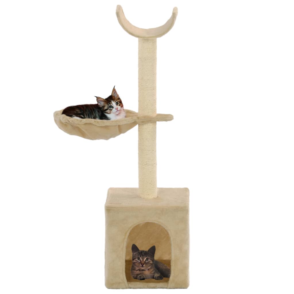 Kattenkrabpaal Met Sisal Krabpalen 105 Cm Beige