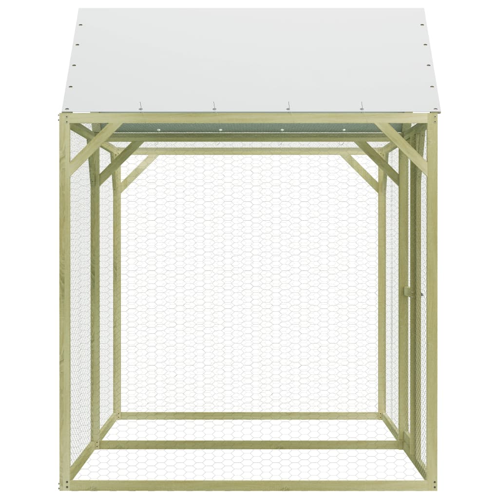 Kippenhok 3X1,5X2 M Geïmpregneerd Grenenhout 3 x1.5 x 2 m