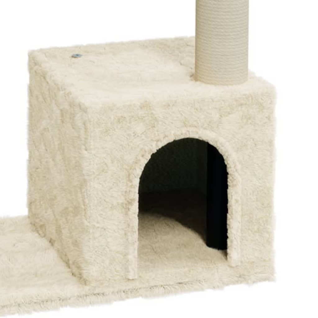 Kattenkrabpaal Met Sisal Krabpalen 70 Cm Crèmekleurig