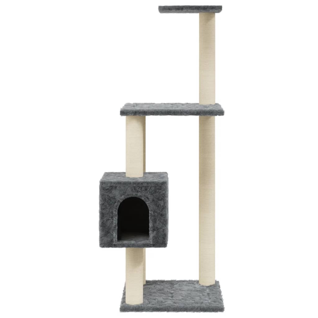 Kattenkrabpaal Met Sisal Krabpalen 104 Cm Donkergrijs