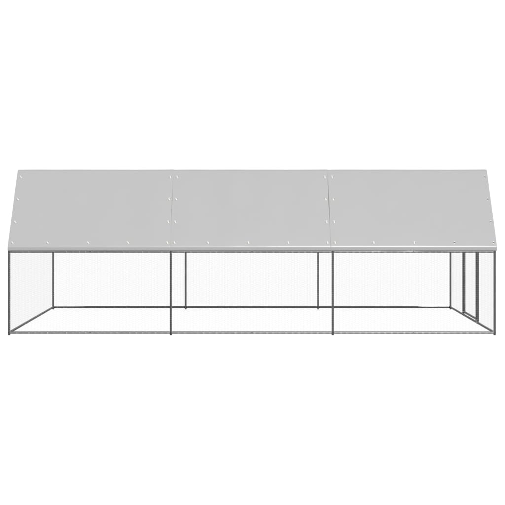Buitenhok Voor Kippen Gegalvaniseerd Staal 3 x 6 x 2 m