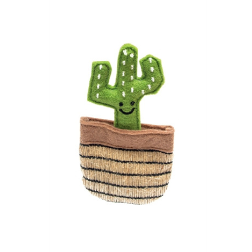 De Fofos Cactus Mexico 11,5 X 7 X 2 cm is een vrolijk kattenspeeltje in de vorm van een cactus, gevuld met catnip voor uren speelplezier.