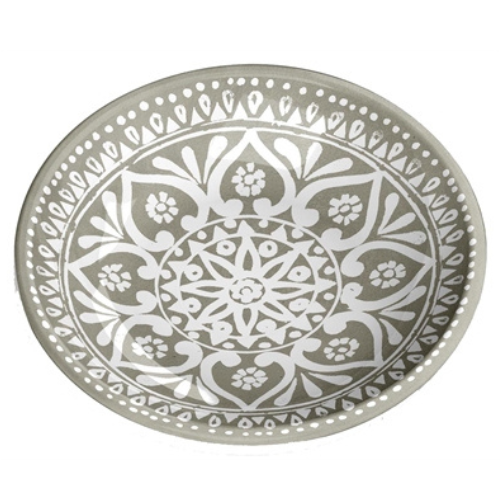 De Tarhong Voerbak Kat Boho Medallion Melamine 13 cm 180 ml is een stevige voerbak voor de kat, van stevig kunststof met leuke print.