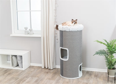 Trixie Krabton Cat Tower Harvey Grijs