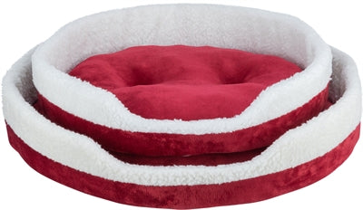 Trixie Xmas Kattenmand Nevio Rond Rood / Wit