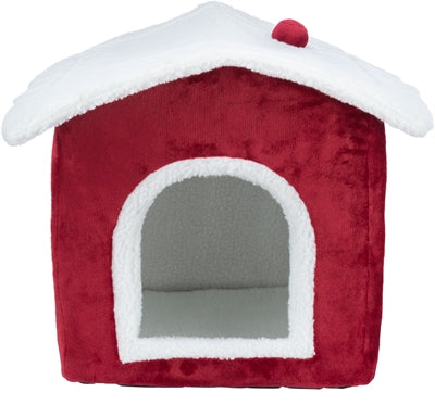 Trixie Xmas Kattenmand Huis Rood / Wit