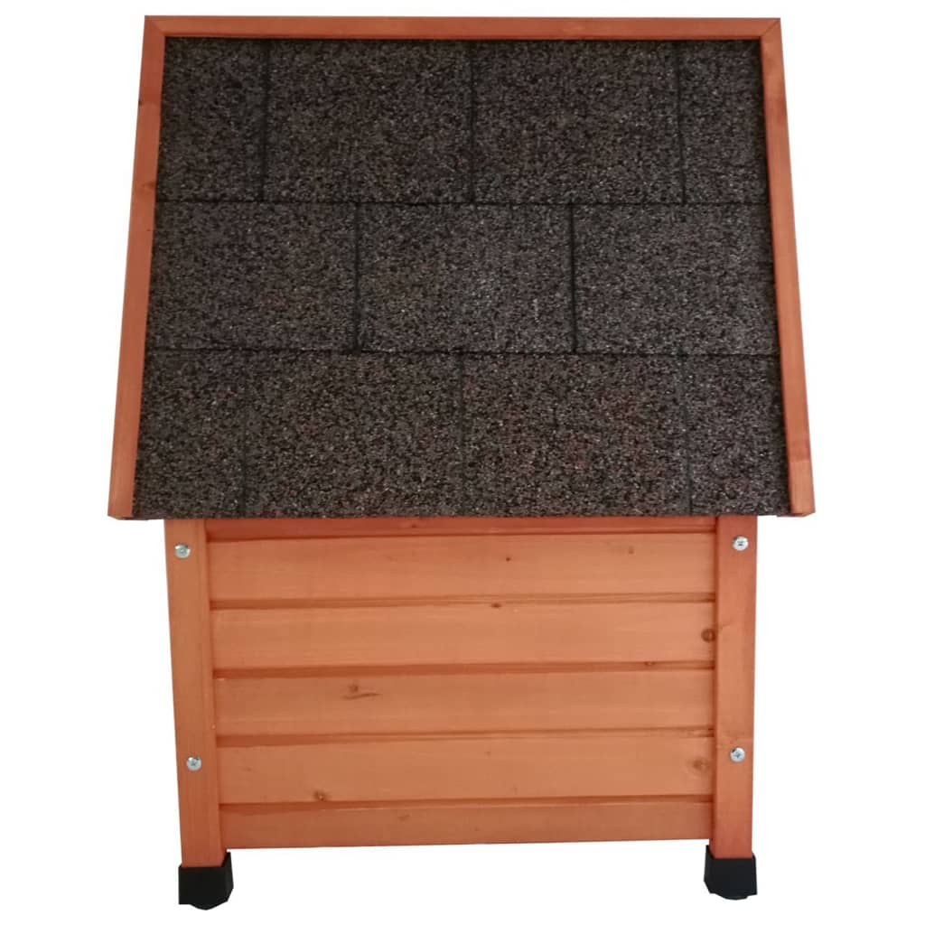 @Pet Kattenhok Voor Buiten Xl 68,5X54X51,5 Cm Hout 68.5 x 54 x 51.5 cm