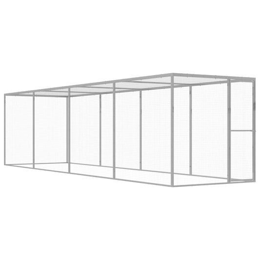 Kattenkooi 6X1,5X1,5 M Gegalvaniseerd Staal 6 x 1.5 x 1.5 m