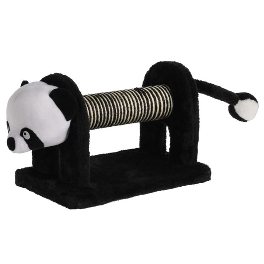 Pets Collection Kattenkrabpaal Panda 51X16X16 Cm Zwart