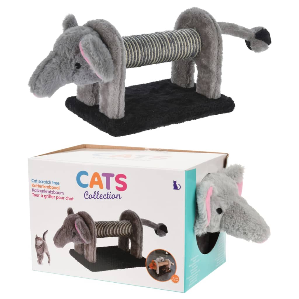 Pets Collection Kattenkrabpaal Elephant 51X16X16 Cm Grijs