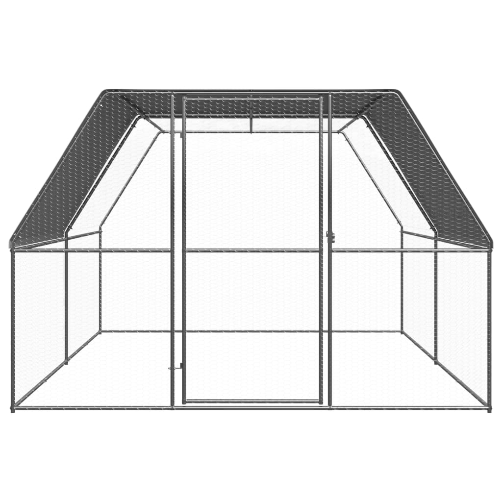 Kippenhok Gegalvaniseerd Staal 3 x 4 x 2 m