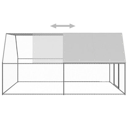 Kippenhok Gegalvaniseerd Staal 3 x 4 x 2 m