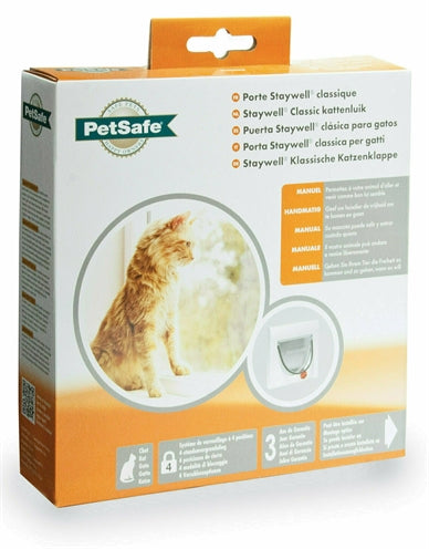 Petsafe Kattenluik Four Way Wit