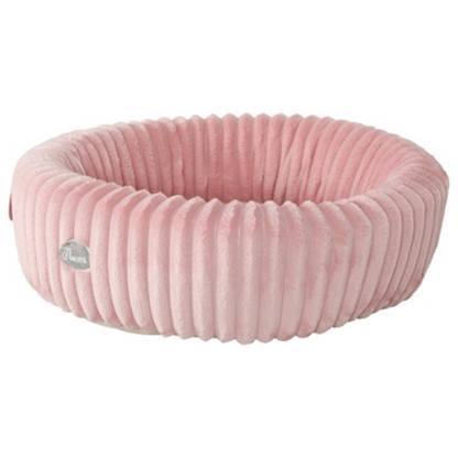 De Zolux Kattenmand Naomi Cuddle Roze 56,5X19 cm is een kattenbed met een luxe uitstraling en een zachte, gewatteerde stof met ribbels