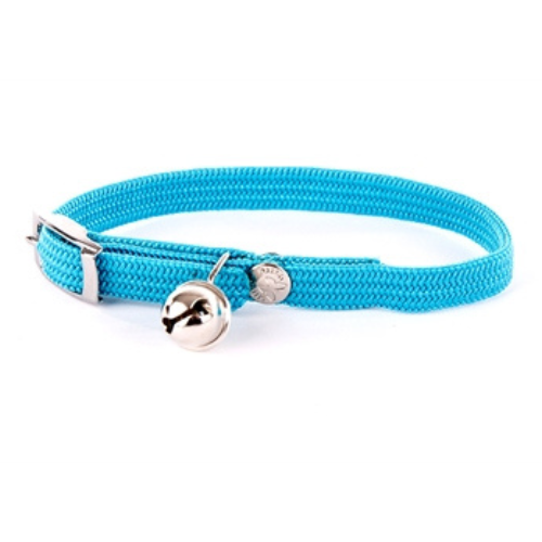 Turquoise Kattenhalsband 30x1 cm