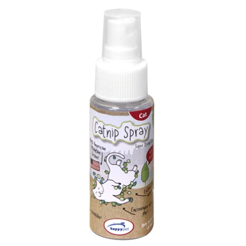 De Happy Pet Catnip Spray 60 ml is een spray op basis van kattenkruid die dieren aanzet tot het spelen met de juiste spullen, en niet het meubilair!