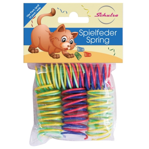 De Schulze Spiral Springs 10 stuks voor de kat zijn leuke springveren van hard plastic, speciaal voor jouw kat.