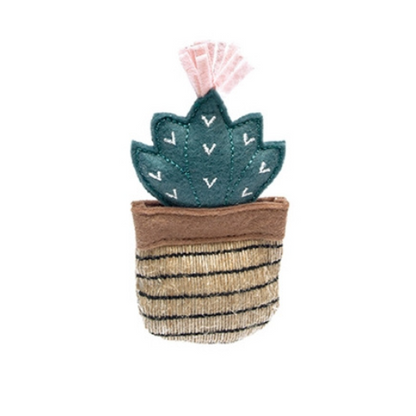 De Fofos Cactus Toluca 6 X 12 X 2 cm is een vrolijk kattenspeeltje in de vorm van een cactus, gevuld met catnip voor uren speelplezier. 