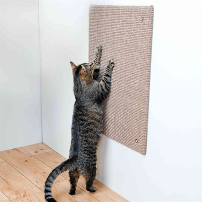 De Trixie Krabplank XL Taupe van 50 x 70 cm is een krabplank met sisal om op te hangen, uitermate geschikt voor grote katten