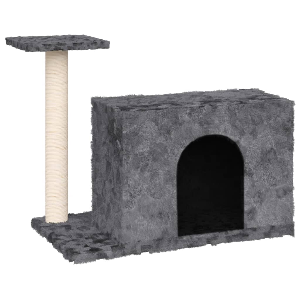 goedkoop kattenmeubel met krabpaal en huisje