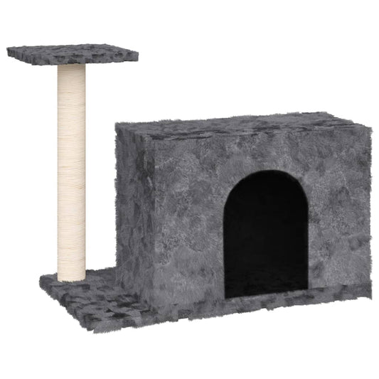 goedkoop kattenmeubel met krabpaal en huisje