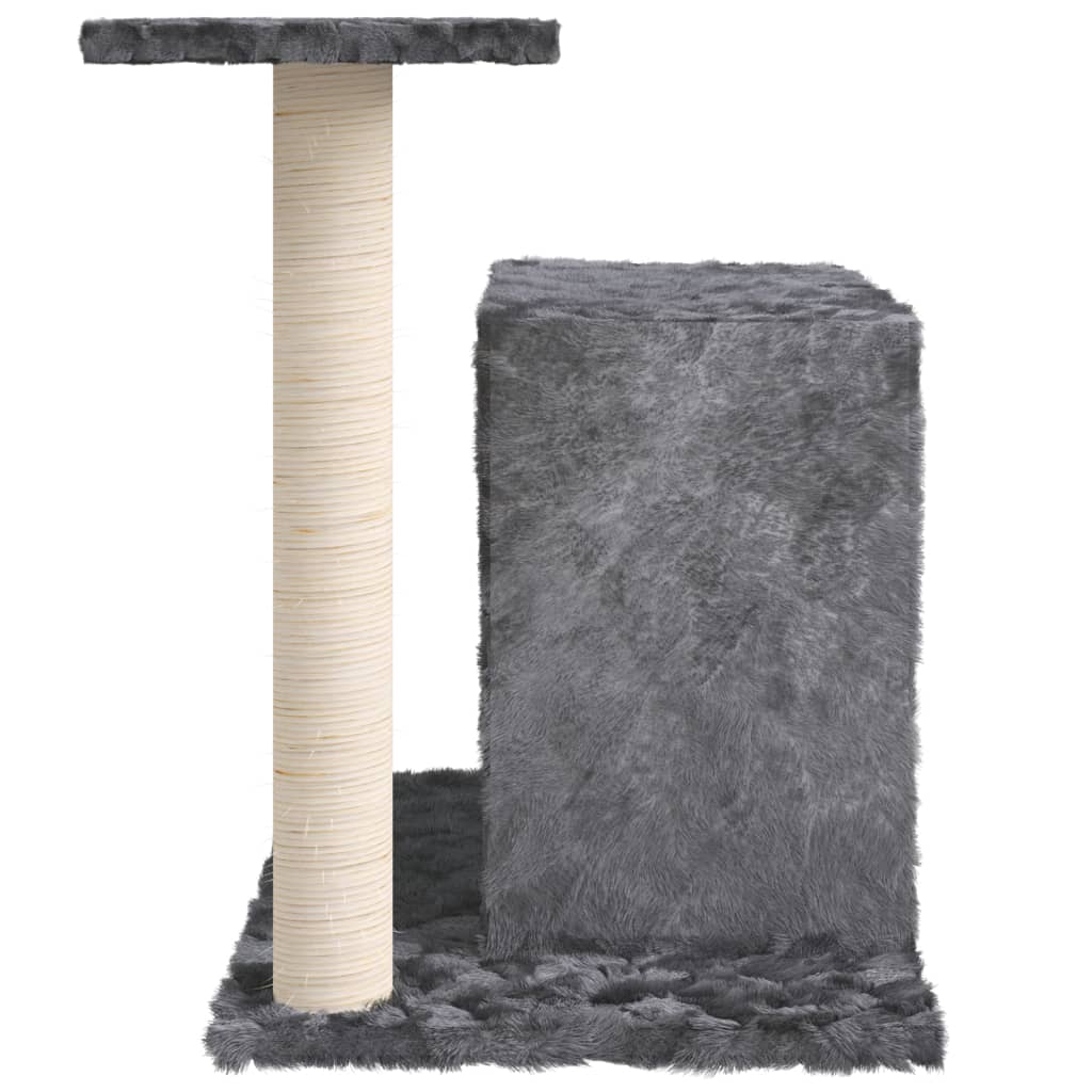 Kattenmeubel Met Sisal Krabpale 51 Cm Donkergrijs