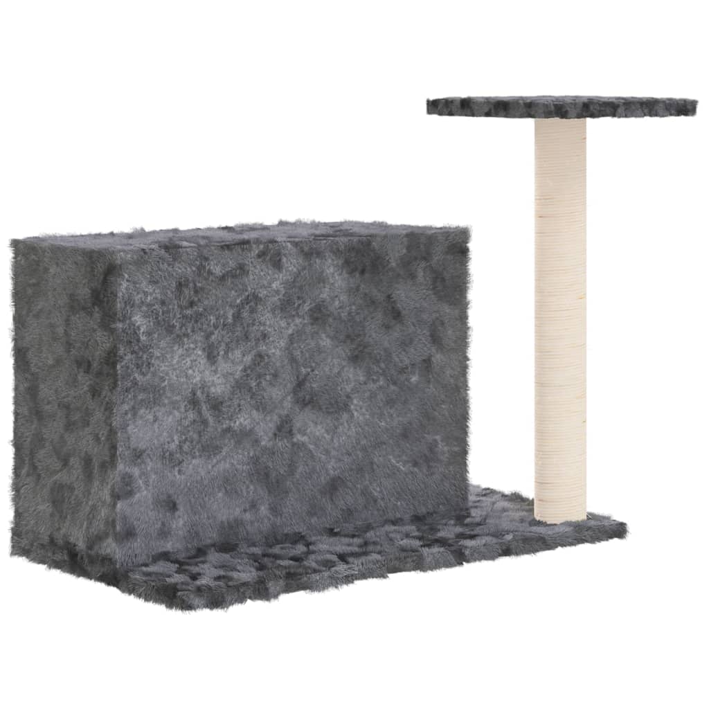 Kattenmeubel Met Sisal Krabpale 51 Cm Donkergrijs