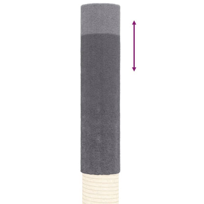 Kattenmeubel Vloer Tot Plafond 277-303 Cm Donkergrijs