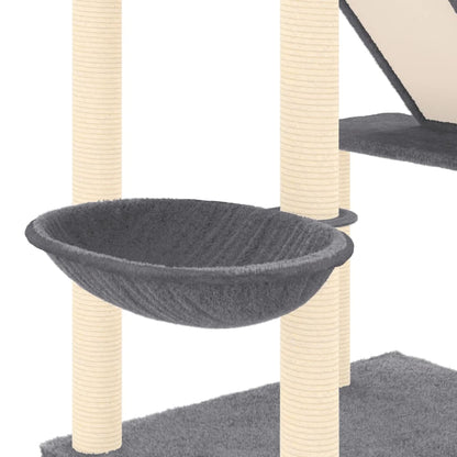 Kattenmeubel Vloer Tot Plafond 277-303 Cm Donkergrijs